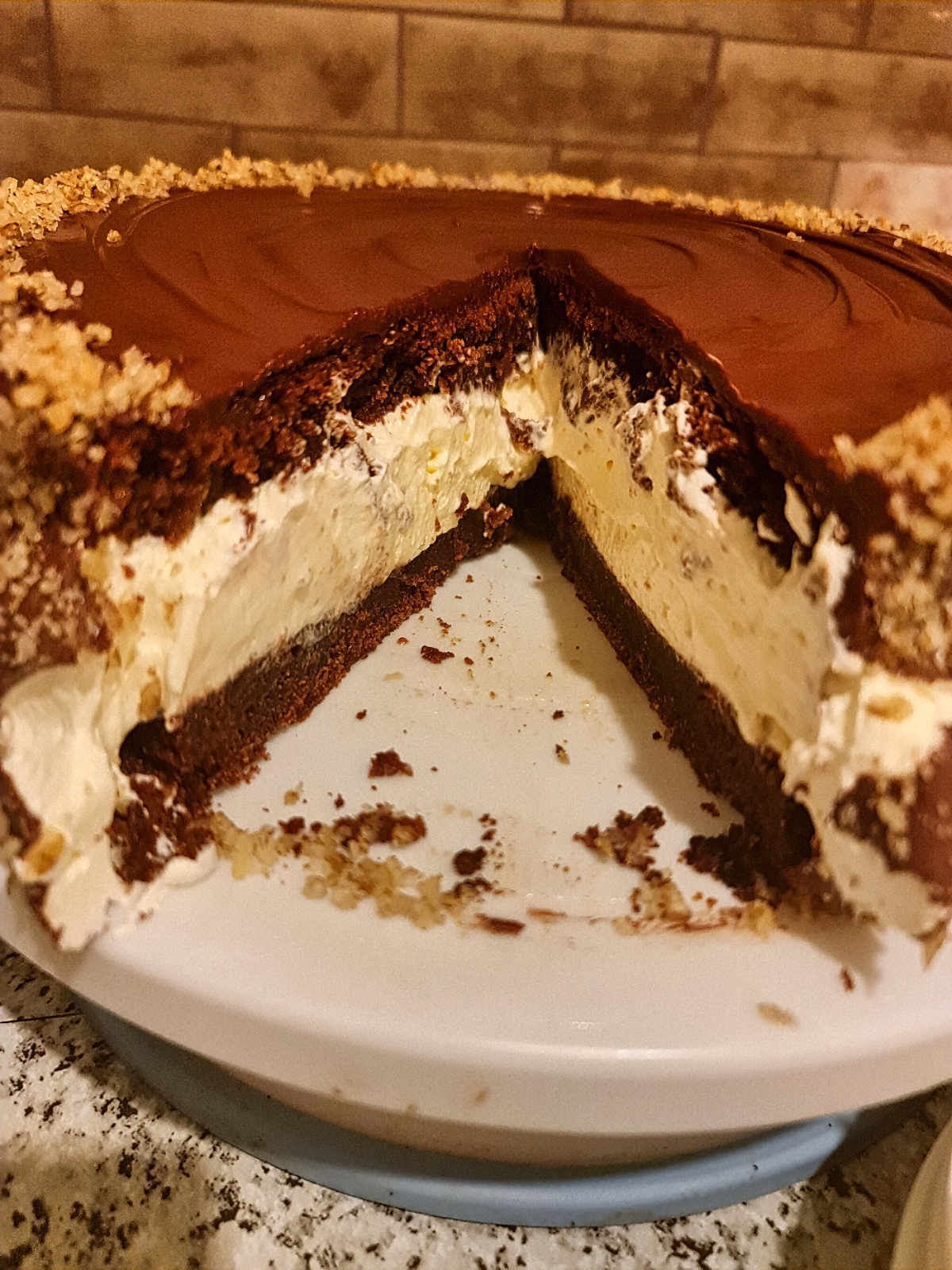Tort negresa ( Brownie cake )